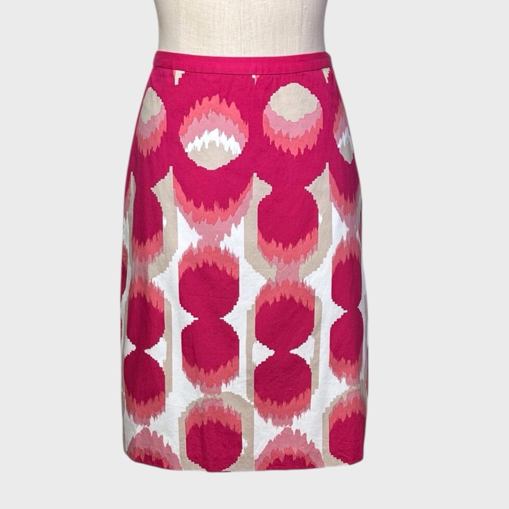 Boden Ikat Print A-Line Skirt